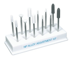 NP ALLOY ADJUSTMENT KIT HP
(Σετ διαμόρφωσης & Λείανσης 
Μεταλικών Σκελετών).